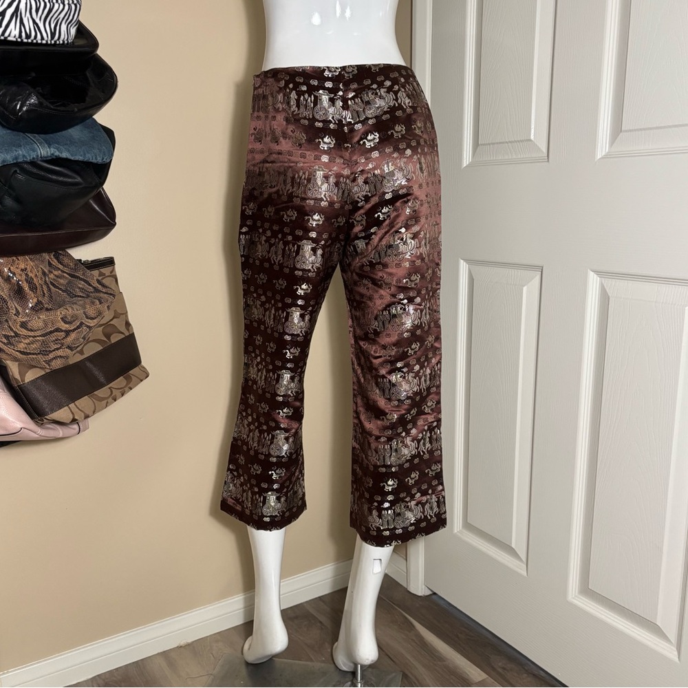 Vintage Fish Patchwork Capris - Size M - image 1